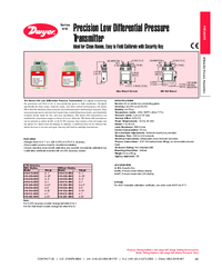 Thumbnail of document Data Sheet - 610 Low Differential Pressure Transmitter